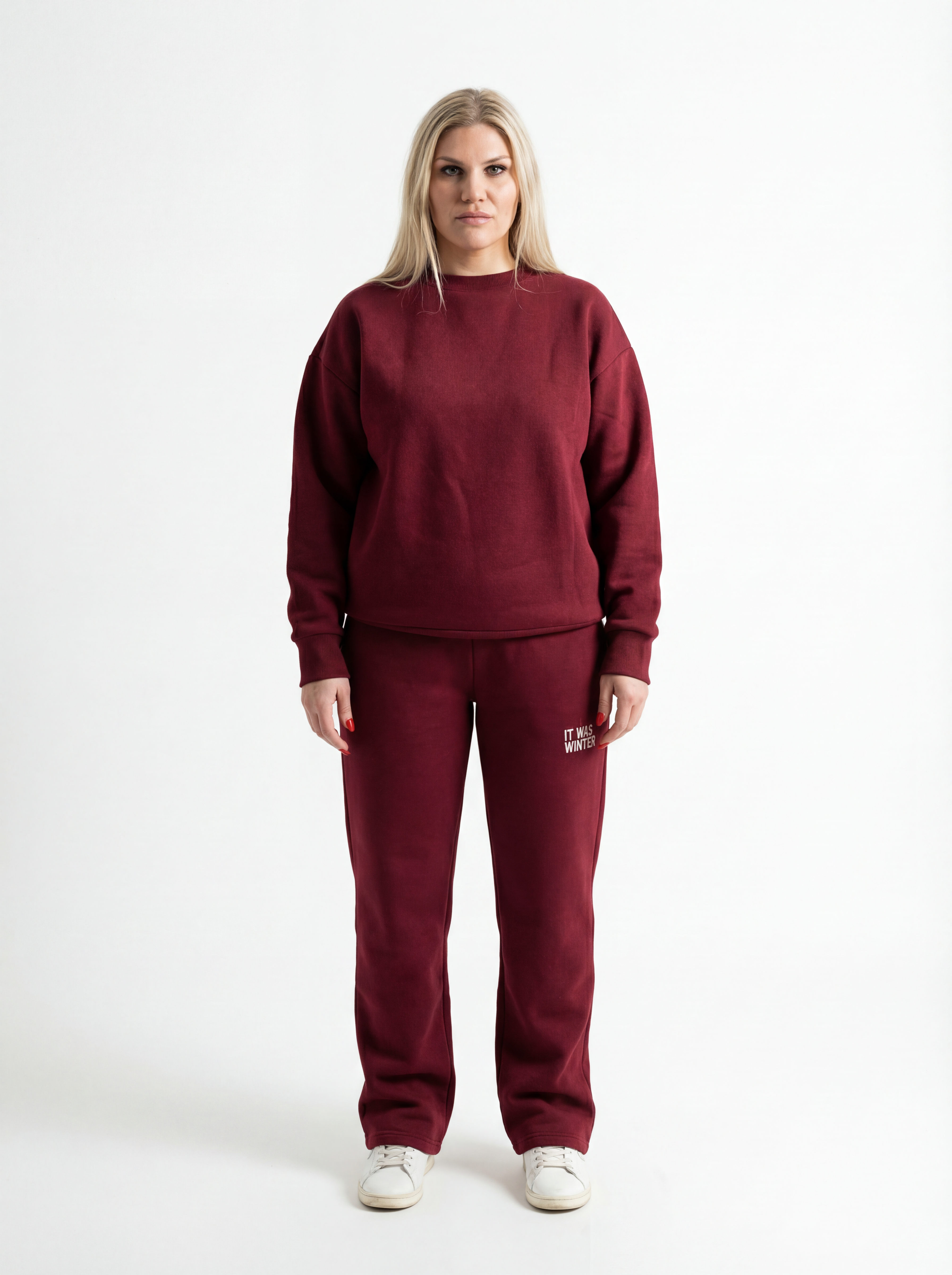 Tuta Oversize streetwear  Bordeaux