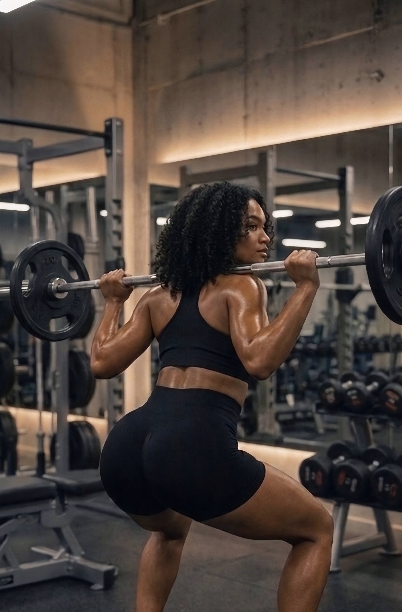 Set Palestra Donna Nero