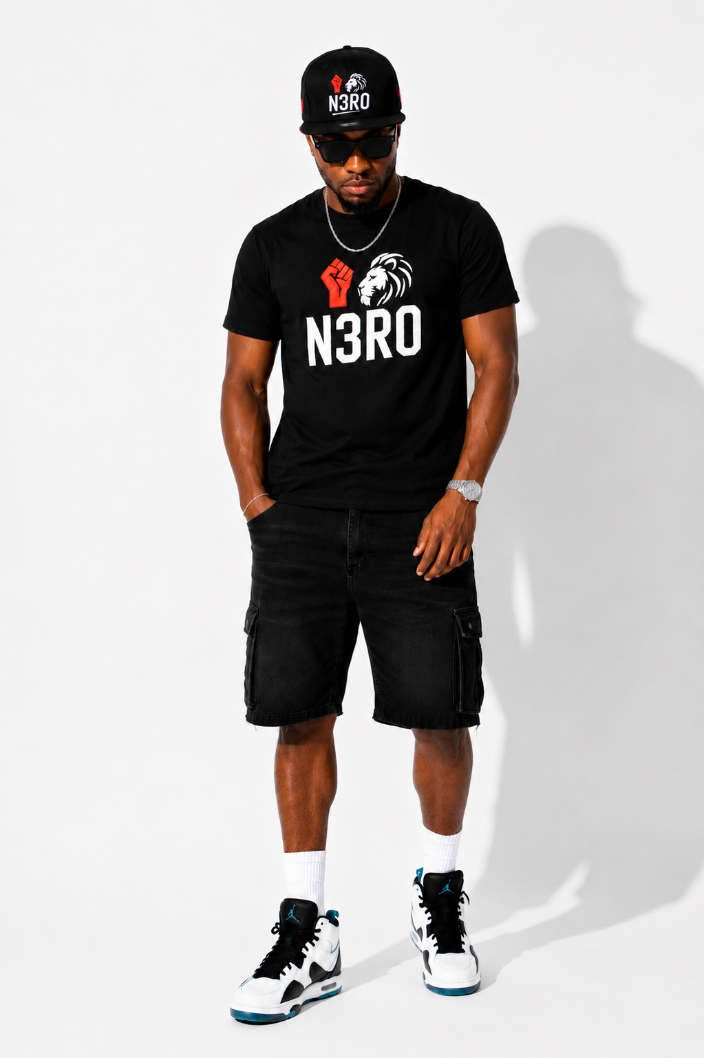 T-shirt Nera Unisex N3RO – Street Classic