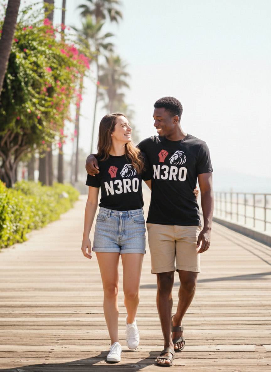 T-shirt Nera Unisex N3RO – Street Classic