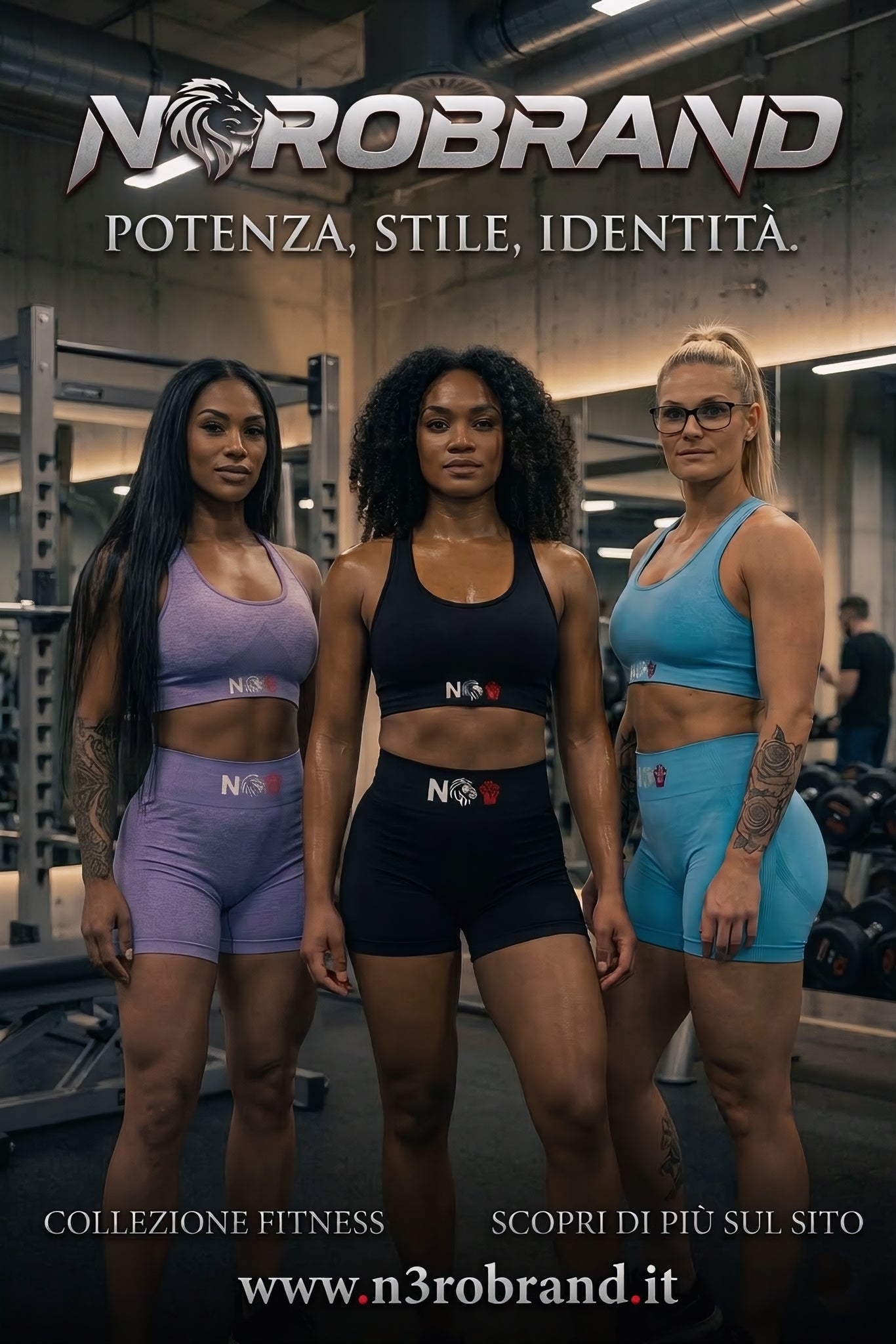 Set Palestra Donna Viola