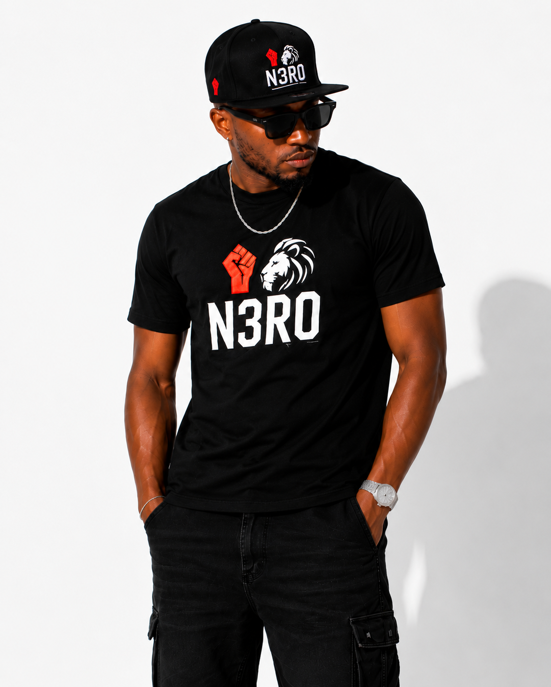 T-shirt Nera Unisex N3RO – Street Classic