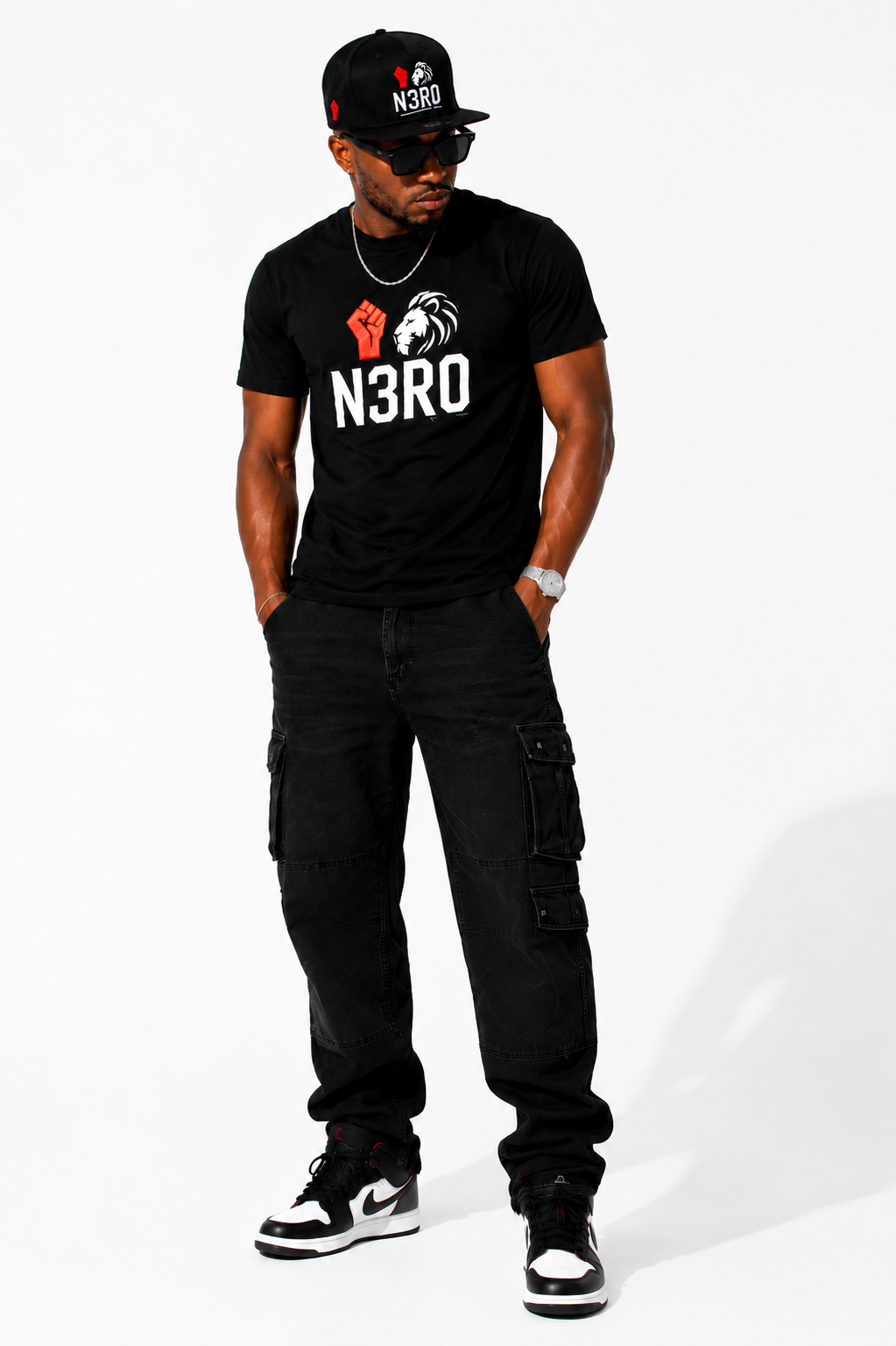 T-shirt Nera Unisex N3RO – Street Classic