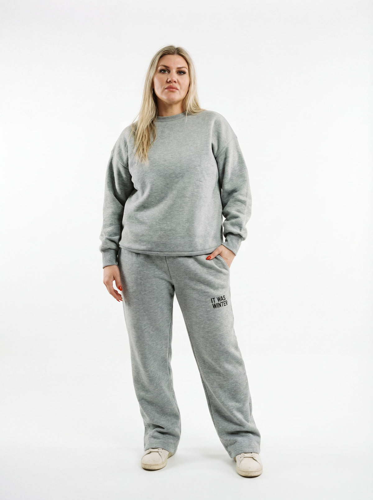 Tuta Donna Oversize Grigia