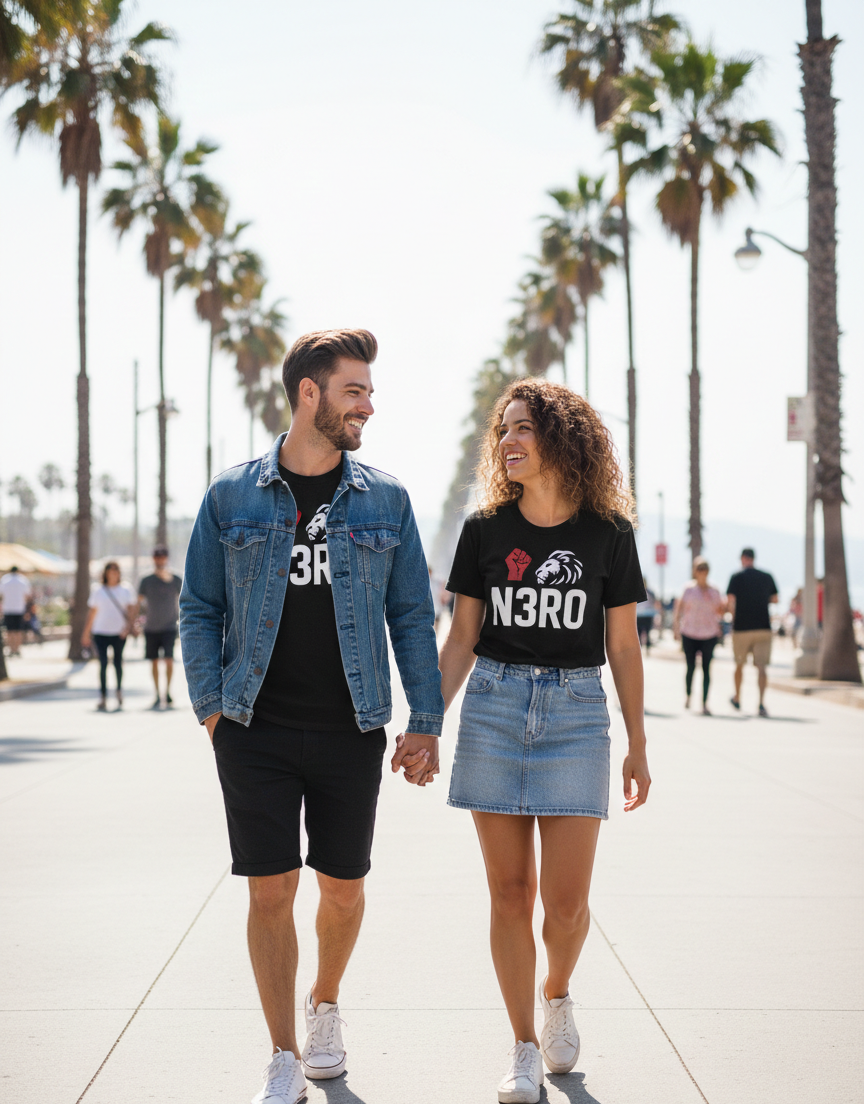 T-shirt Nera Unisex N3RO – Street Classic
