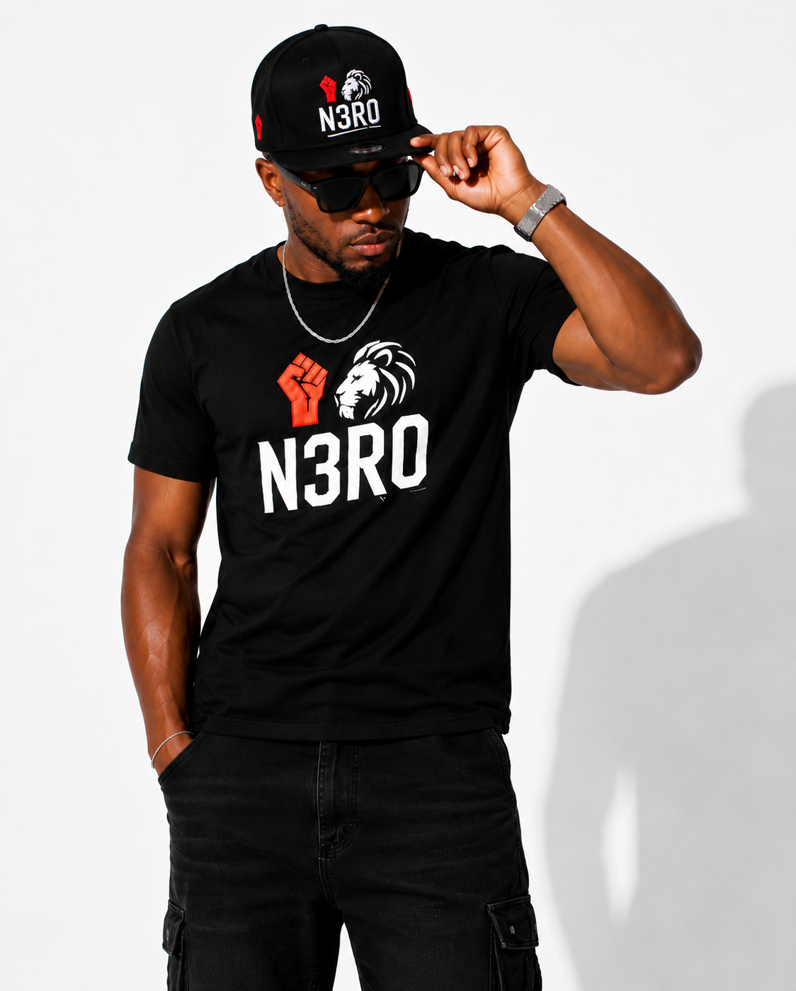 T-shirt Nera Unisex N3RO – Street Classic