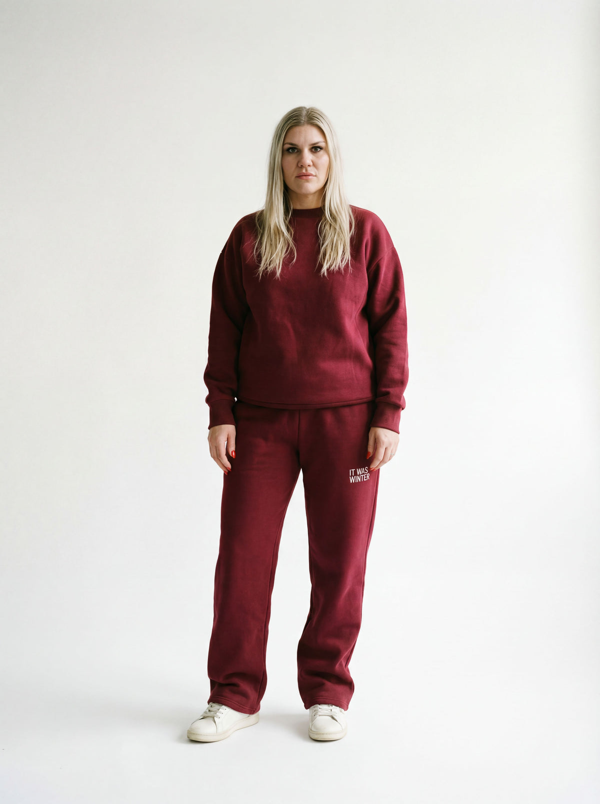 Tuta Donna Oversize Bordeaux