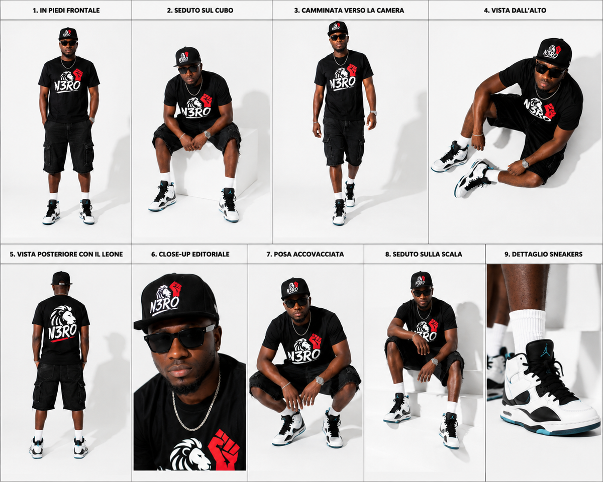 Cappello Snapback Nero N3RO – Lion Power