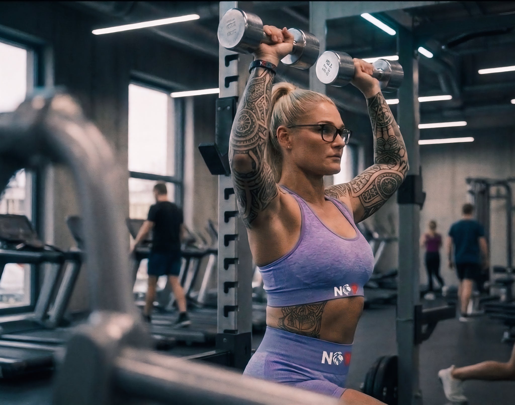 Set Palestra Donna Viola